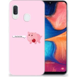 Samsung Galaxy A20e Telefoonhoesje met Naam Pig Mud