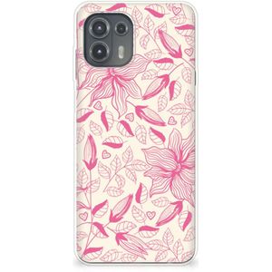 Motorola Edge 20 Lite TPU Case Pink Flowers