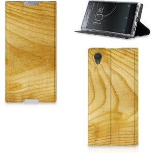 Sony Xperia L1 Book Wallet Case Licht Hout