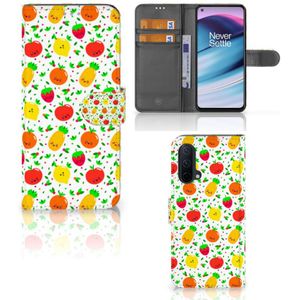 OnePlus Nord CE 5G Book Cover Fruits