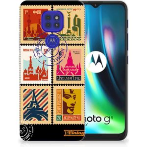 Motorola Moto G9 Play | E7 Plus Siliconen Back Cover Postzegels