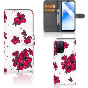 OPPO A16/A16s/A54s Hoesje Blossom Red