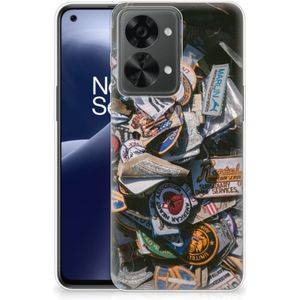 OnePlus Nord 2T Siliconen Hoesje met foto Badges