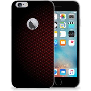 Apple iPhone 6 Plus | 6s Plus TPU bumper Geruit Rood