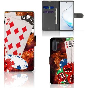 Samsung Galaxy Note 10 Wallet Case met Pasjes Casino