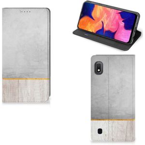 Samsung Galaxy A10 Book Wallet Case Wood Concrete