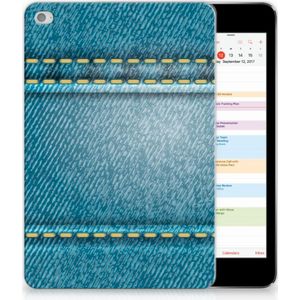 Apple iPad Mini 4 | Mini 5 (2019) Leuke Siliconen Hoes Jeans