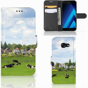 Samsung Galaxy A5 2017 Telefoonhoesje met Pasjes Koeien
