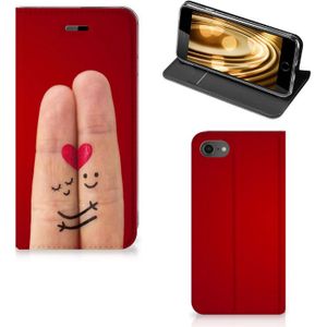 iPhone 7 | 8 | SE (2020) | SE (2022) Hippe Standcase Liefde - Origineel Romantisch Cadeau