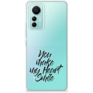 Xiaomi 12 Lite Siliconen hoesje met naam Heart Smile