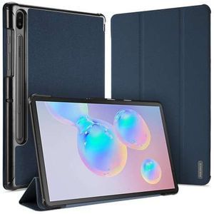 Samsung Galaxy Tab S6 Hoes Blauw Tri-Fold