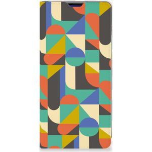 Samsung Galaxy S10 Plus Hoesje met Magneet Funky Retro