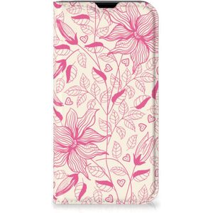 iPhone 13 Mini Smart Cover Pink Flowers