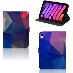 iPad Mini 6 (2021) Tablet Beschermhoes Polygon Dark