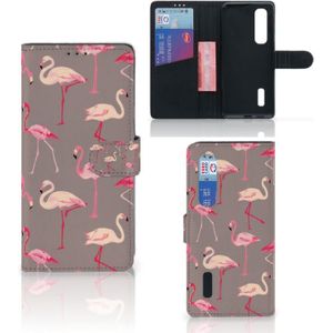 OPPO Find X2 Pro Telefoonhoesje met Pasjes Flamingo