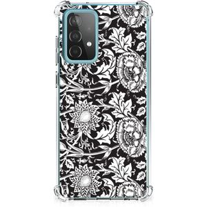 Samsung Galaxy A52 4G/5G Case Black Flowers