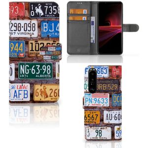 Sony Xperia 1 III Telefoonhoesje met foto Kentekenplaten