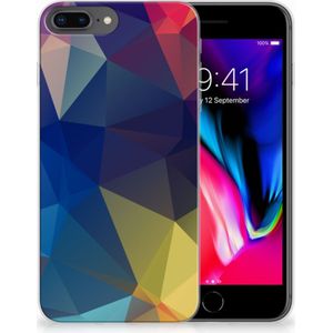 Apple iPhone 7 Plus | 8 Plus TPU Hoesje Polygon Dark