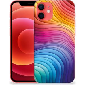 TPU Hoesje voor iPhone 12 Mini Regenboog