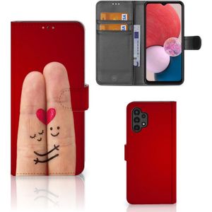 Samsung Galaxy A13 (4G) Wallet Case met Pasjes Liefde - Origineel Romantisch Cadeau