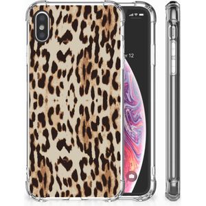 Apple iPhone Xs Max Case Anti-shock Leopard