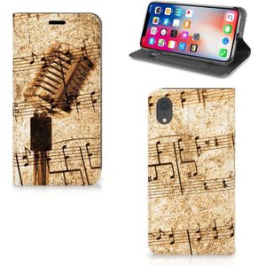 Apple iPhone Xr Stand Case Bladmuziek
