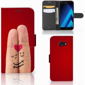 Samsung Galaxy A5 2017 Wallet Case met Pasjes Liefde - Origineel Romantisch Cadeau