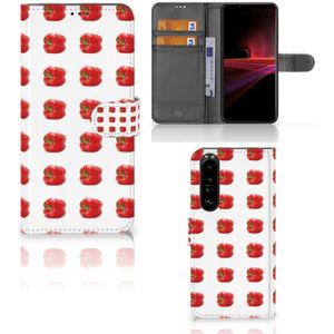 Sony Xperia 1 III Book Cover Paprika Red