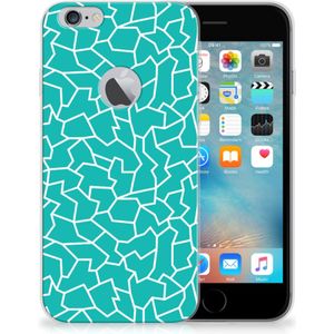 Apple iPhone 6 Plus | 6s Plus Hoesje maken Cracks Blue