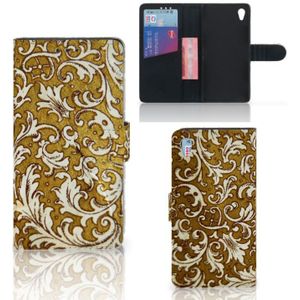 Wallet Case Sony Xperia Z3 Barok Goud