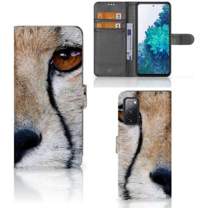 Samsung Galaxy S20 FE Telefoonhoesje met Pasjes Cheetah