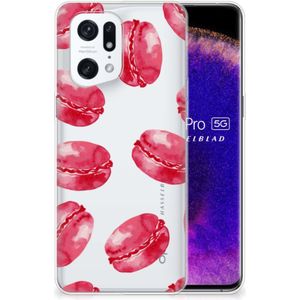 OPPO Find X5 Pro Siliconen Case Pink Macarons