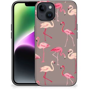 iPhone 15 Dierenprint Telefoonhoesje Flamingo
