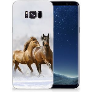 Samsung Galaxy S8 Plus TPU Hoesje Paarden