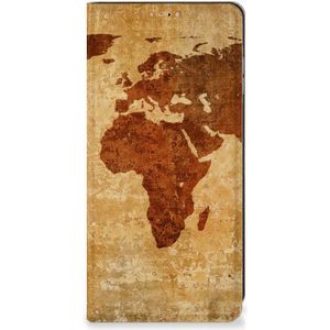 Samsung Galaxy A25 Book Cover Wereldkaart