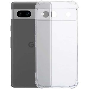 Anti-shock Back Cover voor de Google Pixel 8A Transparant