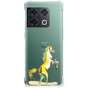 OnePlus 10 Pro Stevig Bumper Hoesje Horse Color