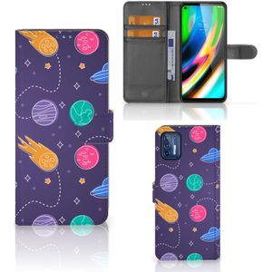 Motorola Moto G9 Plus Wallet Case met Pasjes Space