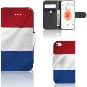 Apple iPhone 5 | 5s | SE Bookstyle Case Nederlandse Vlag