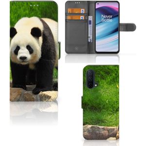 OnePlus Nord CE 5G Telefoonhoesje met Pasjes Panda
