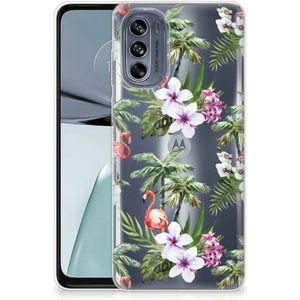 Motorola Moto G62 5G TPU Hoesje Flamingo Palms