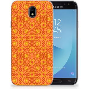 Samsung Galaxy J7 2017 | J7 Pro TPU bumper Batik Oranje