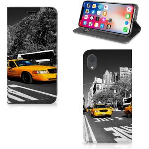 Apple iPhone Xr Book Cover New York Taxi