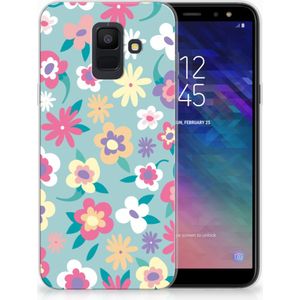 Samsung Galaxy A6 (2018) TPU Case Flower Power