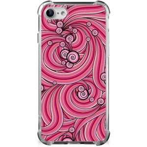 iPhone SE 2022/2020 | iPhone 8/7 Back Cover Swirl Pink