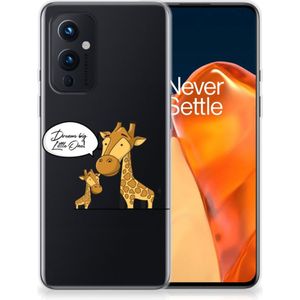 OnePlus 9 Telefoonhoesje met Naam Giraffe