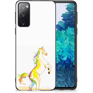 Samsung Galaxy S20 Bumper Hoesje Horse Color