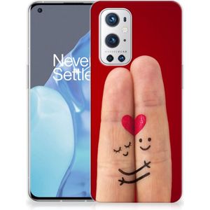 OnePlus 9 Pro Silicone Back Cover Liefde - Origineel Romantisch Cadeau