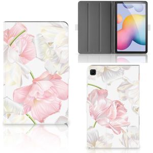 Samsung Galaxy Tab S6 Lite | S6 Lite (2022) Tablet Cover Lovely Flowers