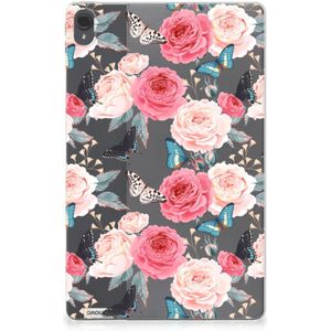 Lenovo Tab P11 | P11 Plus Siliconen Hoesje Butterfly Roses